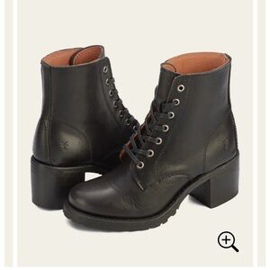 Frye Sabrina Lace up ankle boots